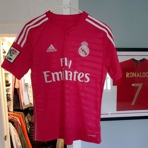 real madrid pink shirt